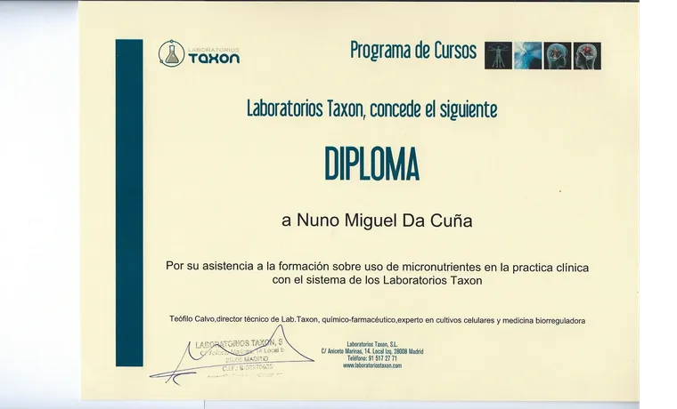 Certificado — Micronutrientes na Prática Clínica